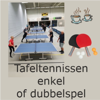 Tafeltennis in de Weijver seizoen 2025-2026